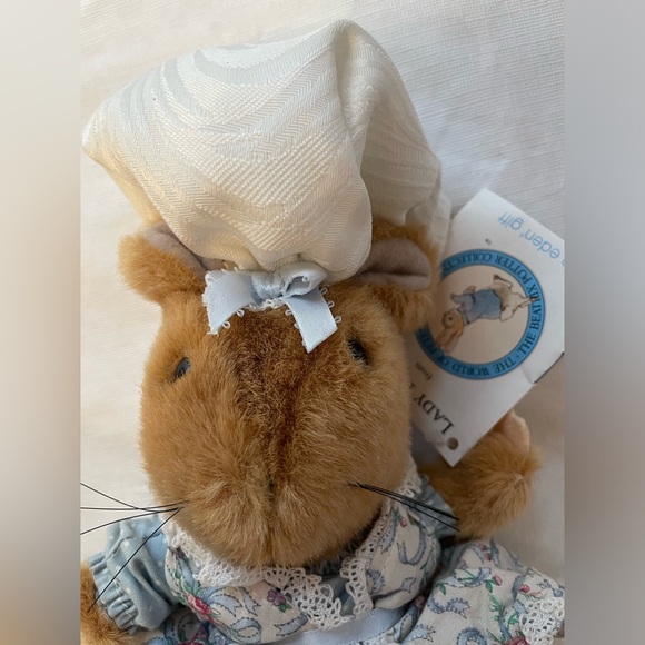 Vintage Beatrix Potter Peter Rabbit Lady Mouse Plush by Eden Toys - Picture 6 of 9